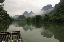 2-hours Yangshuo Yulong Bamboo Boat Tour with the Round-way Private Transfers