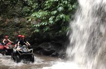ATV Quad Bike Through Tunnel and Waterfall in Bali