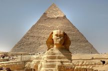 visit the pyramids of Giza + the necropolis of Saqqara + the Memphis site.