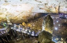 From Dong Hoi: Paradise Cave and Zipline Dark cave full day tour
