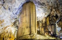From Dong Hoi: Paradise Cave and Zipline Dark cave full day tour