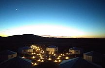 Merzouga: Overnight in Luxury Desert Camp with Camel Ride, meals & sandboarding