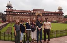 From Delhi: Taj Mahal Sunrise & Sunset Overnight Tour by AC Car