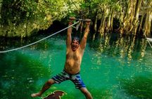 Half-Day ATV Zipline and Swimming Adventure in Riviera Maya