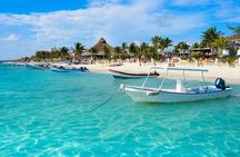 Snorkel in the turquoise Caribbean Sea in Puerto Morelos. Transport included