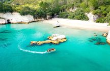 2 Hour Cathedral Cove and Volcanic Coast Cruise with Shade Canopy