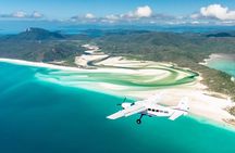Scenic Flight over Heart Reef, Whitehaven Beach, Hill Inlet, GBR