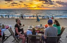 Romantic Seafood Dinner under sunset jimbaran Beach