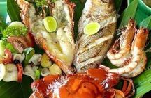 Romantic Seafood Dinner under sunset jimbaran Beach