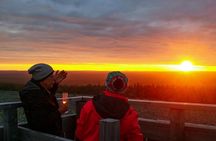 Sunset at the Arctic Circle