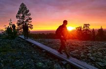 Sunset at the Arctic Circle