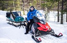 Photographing Tour by Snowmobile Sleigh