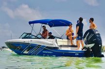 Miami Nixon Sandbar Hop-on Hop-off Boat Tour up to 10 Pax