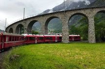 Intimate Small-Group Bernina UNESCO Scenic Train on Swiss Alps