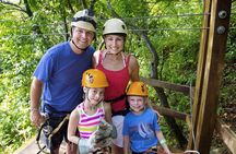 Zipline Canopy & Crocodile Safari Cruise. Private Tour