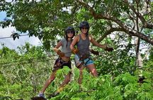 Combo Horse Riding - Atv (shared) - Zipline and Cenote from Cancun