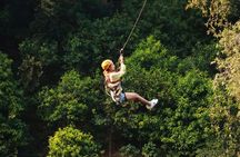 One Day Guided Tour: Kayaking, Zipline & Tubing In The Cave from Vang Vieng 