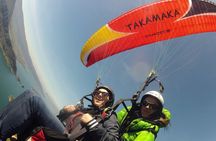 Paragliding Performance flight over the magnificent Lake Annecy