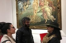 Art Lesson inside the Uffizi Gallery