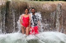 Dunns river waterfalls + blue hole waterfall tour from Ocho Rios 