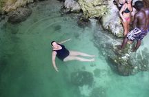 Blue Hole Mineral Spring plus Weed Farm Combo Tour with Transportation