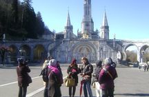 Our Lady of Lourdes, guided tour, on foot, of the sanctuary.