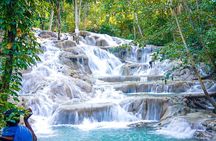Dunns River Falls plus River Tubing Adventure on the Rio Bueno Private Tour 