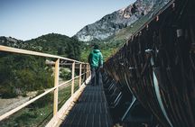 From Santiago to the Andes: 4x4, horseback riding, waterfall visit and barbecue