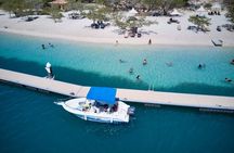 2 hour private boat tour - Spanish Waters, Swim Stop & Boarding