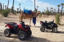 Marrakech Camel ride & Quad Bike experience in the oasis Palmeraie 