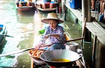 Bangkok Floating Market & Boat Ride to an Orchid Farm