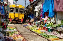 Private to Kanchanaburi via MaeKlong Train Market&Floating market