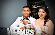 Las Vegas Night Flight Helicopter Wedding Ceremony