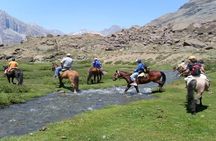 Private Horseback riding and wines from Santiago