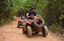 Amazing Combo ATV! with Cenote and Ziplines (ATV shared) From Cancun 