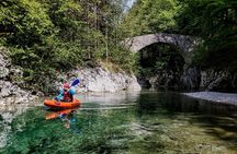 PACK-RAFT trip down the rapids of Soča river