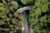 PACK-RAFT trip down the rapids of Soča river