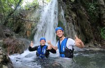 Rafting in a small group with caving & cliff jumping,free photos & videos