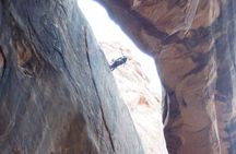 Moab Rappeling Adventure: Medieval Chamber Slot Canyon