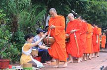 Luang Prabang Early Morning Alms Giving and Wet Market