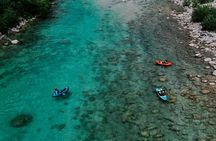 PACK-RAFT trip down the rapids of Soča river