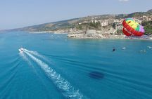 Parasailing Single Flight to Tropea in Small Group