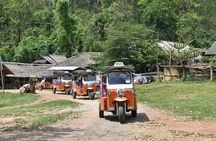 Full Day Chauffeur Driven Tuk Tuk Adventure in Chiang Mai including rafting