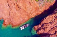 Departure from Fréjus: Estérel, Calanques and red rocks
