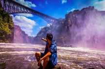 Bungee Jumping at The Victoria Falls Bridge