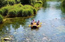 Rafting in a small group with caving & cliff jumping,free photos & videos