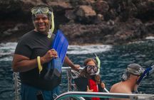 Deluxe Snorkel & Dolphin Watch Aboard a Luxury Catamaran from Kailua-Kona