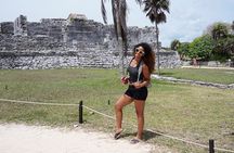 4x1 Tour to Tulum, Coba, a Cenote and Playa del Carmen for only one price!