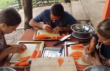 Fruit and Vegetable Carving Class with Master Chef at Sukho Cuisine in Koh Lanta