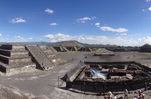 Teotihuacan pyramids from San Miguel de Allende